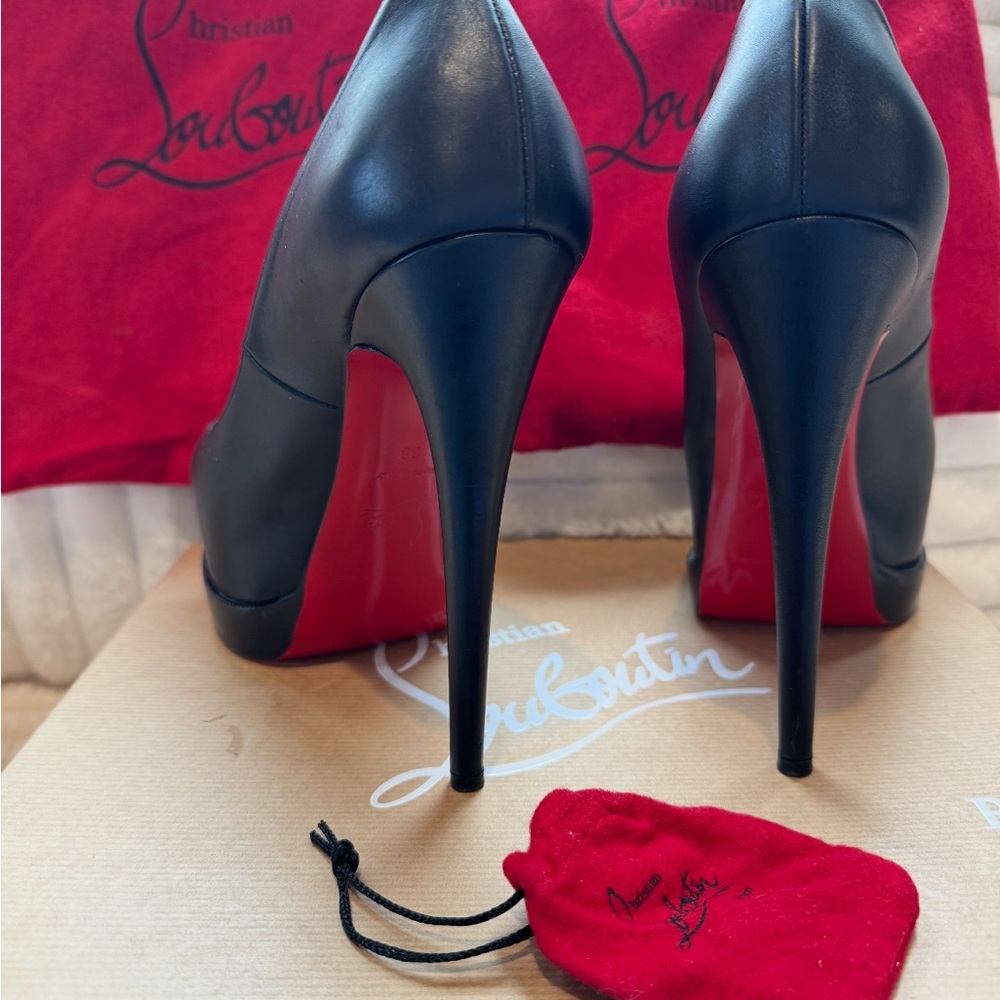 Christian Louboutin Black Stiletto Heels
